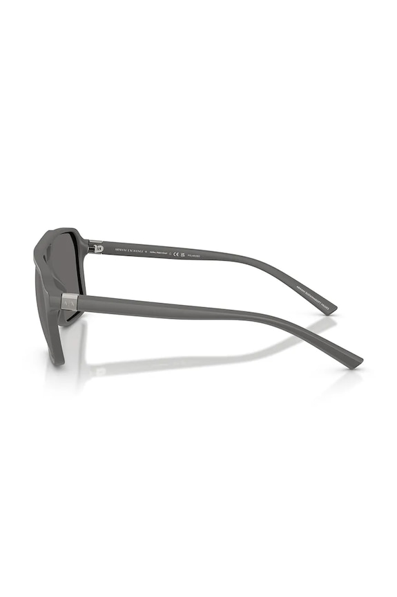 Armani Exchange sončna očala aviator moška siva 0AX4166SU
