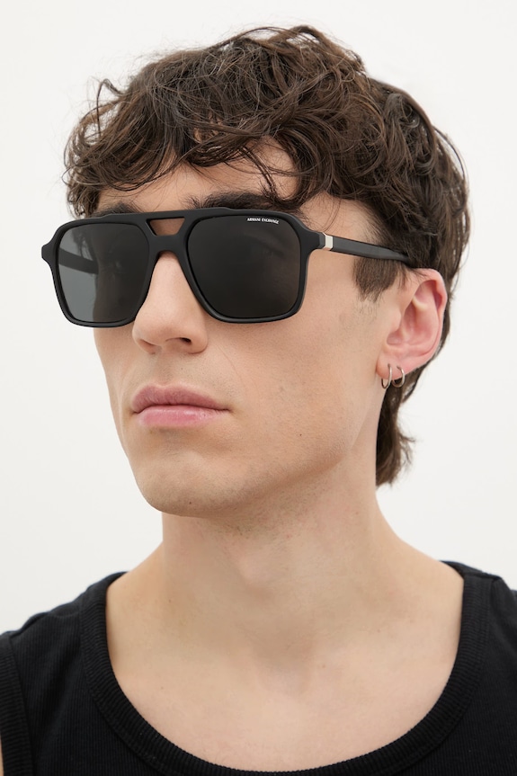 Armani Exchange okulary przeciwsłoneczne pilotki męskie 0AX4166SU