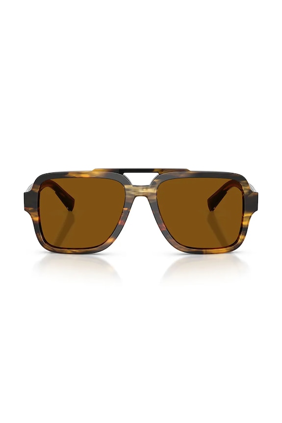 Dolce & Gabbana okulary przeciwsłoneczne pilotki męskie 0DG4544 brązowy SS26