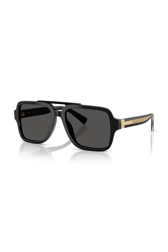 Dolce & Gabbana okulary przeciwsłoneczne pilotki męskie czarny 0DG4544