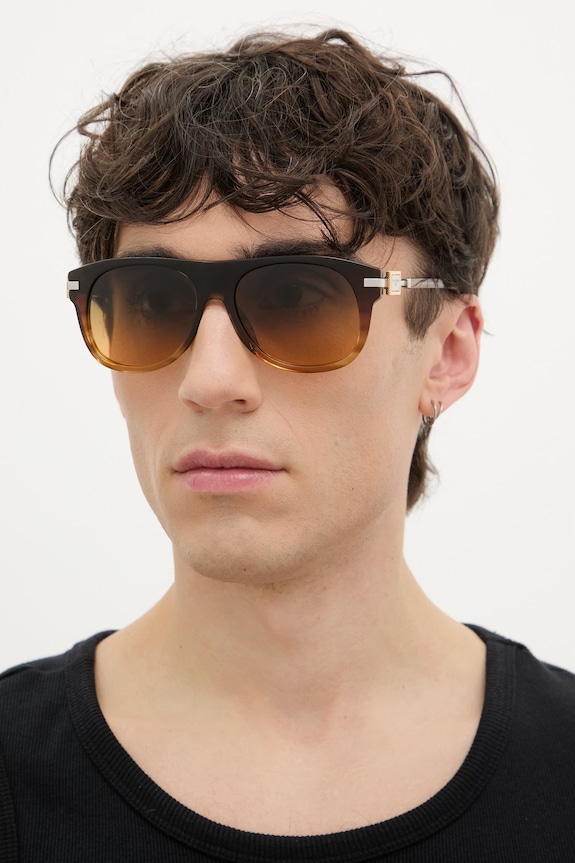 Dolce & Gabbana okulary przeciwsłoneczne męskie brązowy 0DG4546