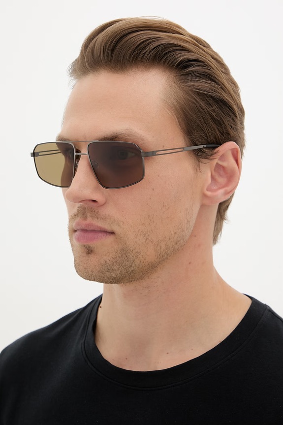 Emporio Armani ochelari de soare pentru bărbați gri 0EA2173