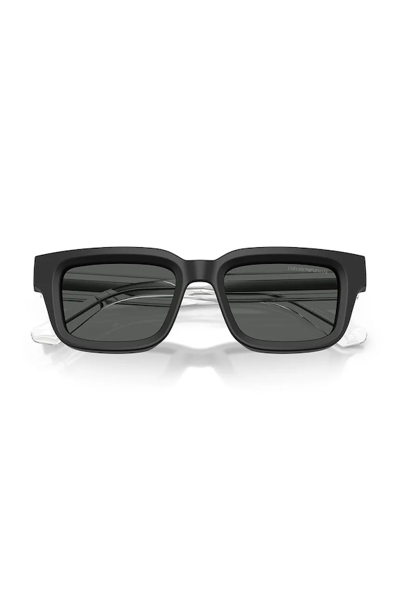 Emporio Armani okulary przeciwsłoneczne kwadratowe męskie 0EA4270 czarny