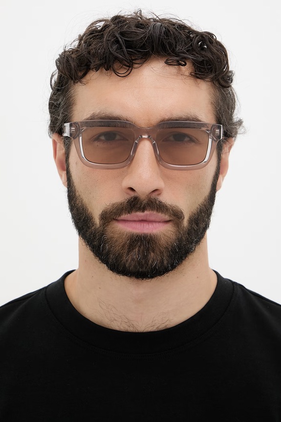 Emporio Armani occhiali da sole quadrati da uomo 0EA4270