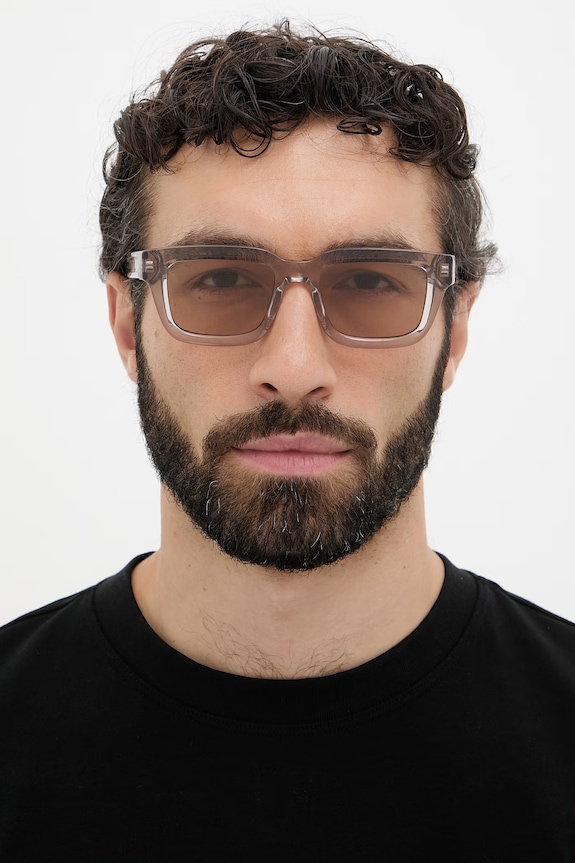 Emporio Armani occhiali da sole quadrati da uomo 0EA4270