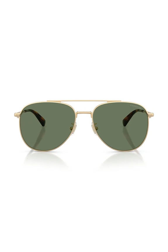 Akcesoria Coach okulary przeciwsłoneczne pilotki damskie 0HC7190 złoty