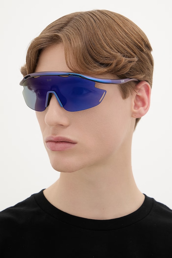 EA7 Emporio Armani okulary przeciwsłoneczne męskie niebieski 0Q74002.6291B2