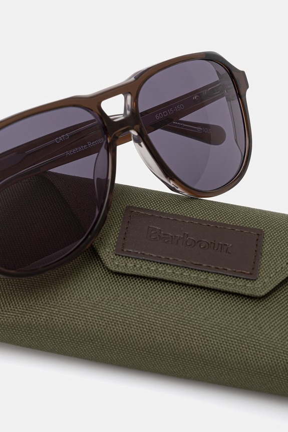 Barbour ochelari de soare pentru bărbați maro BAS.3073