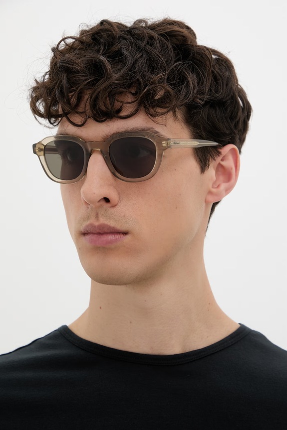 Barbour okulary przeciwsłoneczne męskie beżowy BAS.3085