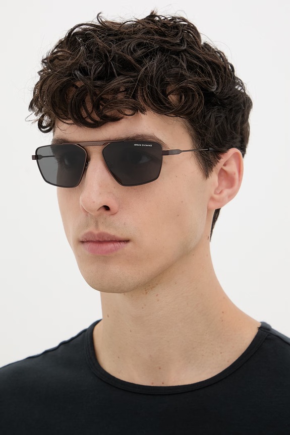 Armani Exchange okulary przeciwsłoneczne 0AX2059S brązowy SS26