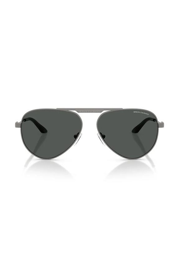 Armani Exchange okulary przeciwsłoneczne pilotki szary 0AX2060S