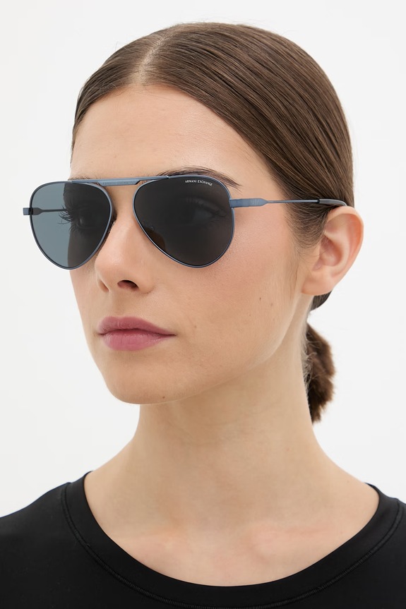 Accesorii Armani Exchange ochelari de soare aviator 0AX2060S albastru