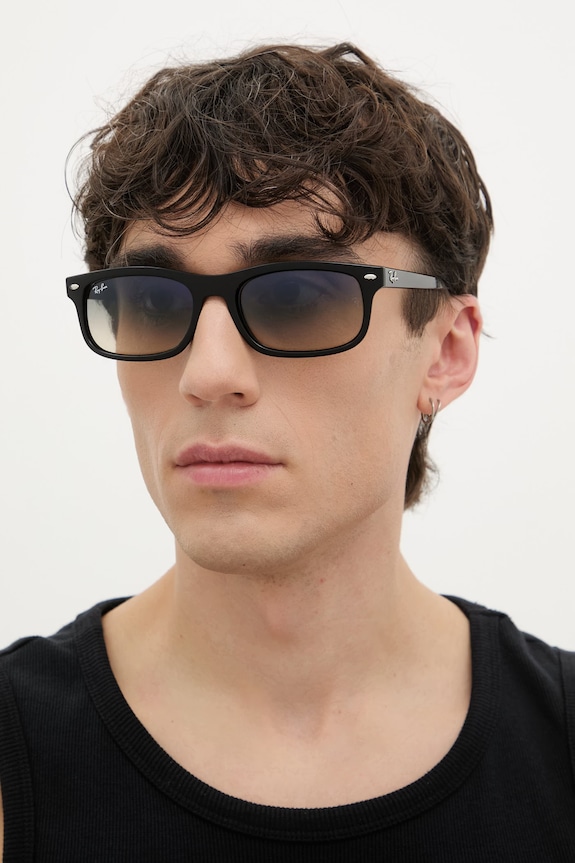 Ray-Ban ochelari de soare uniforme negru 0RB2224
