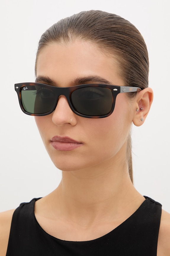 Ray-Ban ochelari de soare uniforme maro 0RB2226