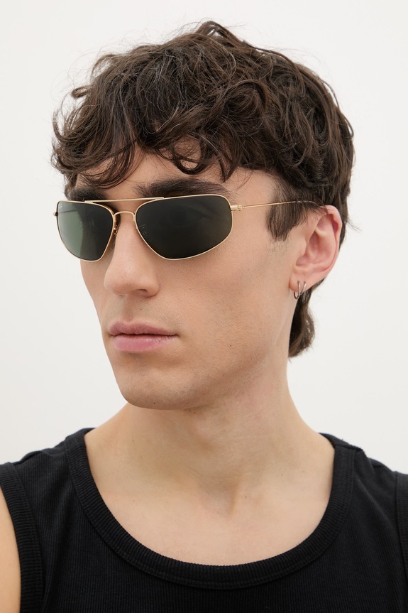 Akcesoria Ray-Ban okulary przeciwsłoneczne 0RB3780 złoty