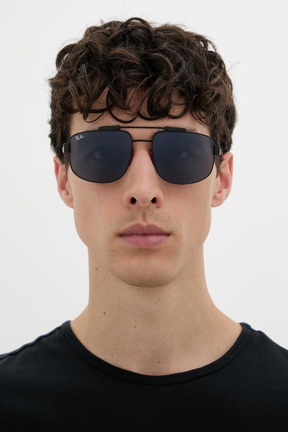 Ray-Ban okulary przeciwsłoneczne SCUDERIA FERRARI COLLECTION 0RB3789M