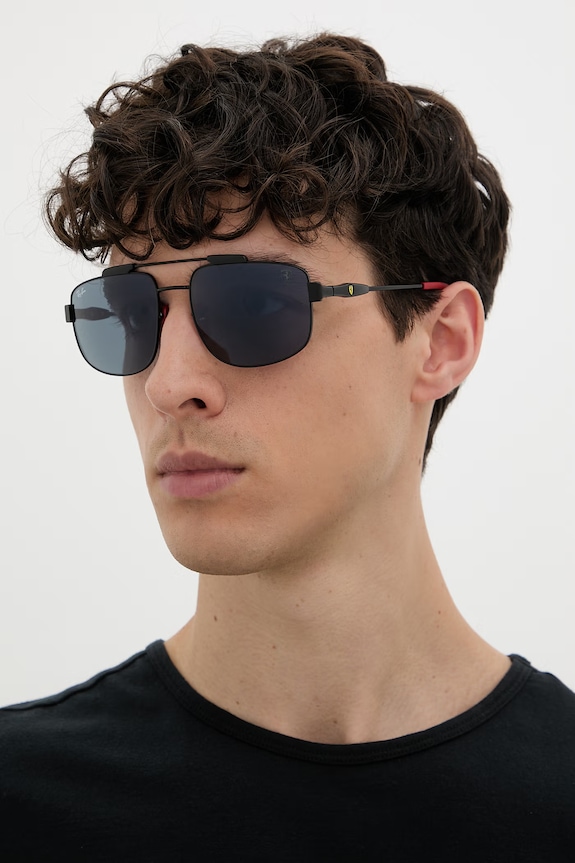 Ray-Ban okulary przeciwsłoneczne SCUDERIA FERRARI COLLECTION 0RB3789M czarny SS26