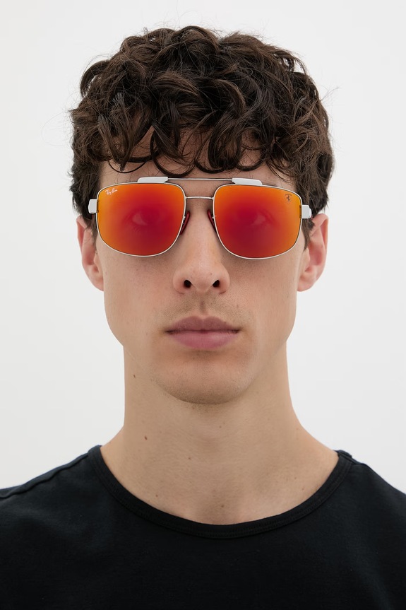 Ray-Ban okulary przeciwsłoneczne SCUDERIA FERRARI COLLECTION 0RB3789M
