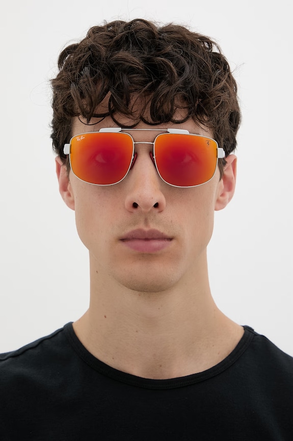 Ray-Ban okulary przeciwsłoneczne SCUDERIA FERRARI COLLECTION 0RB3789M
