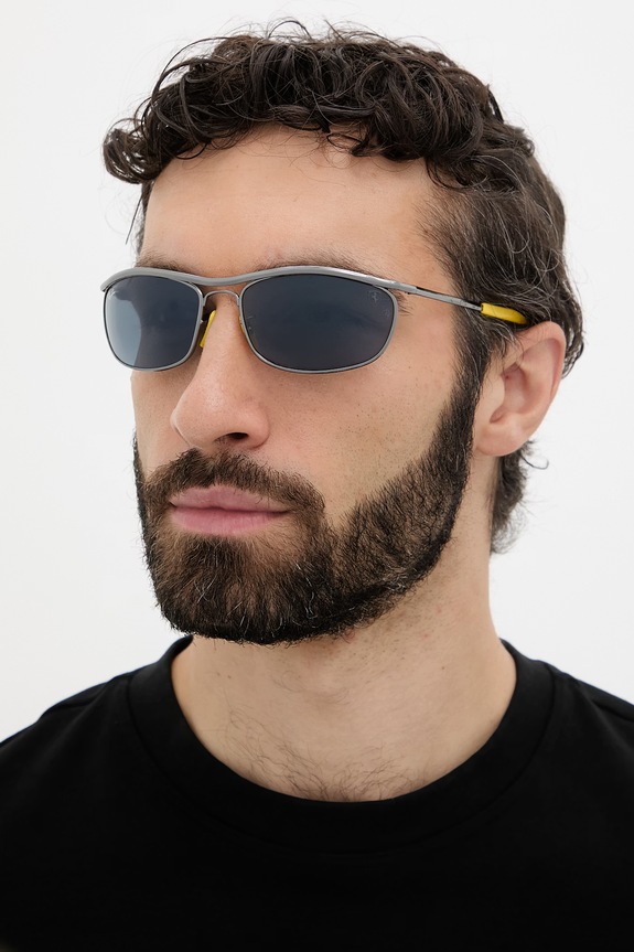 Ray-Ban slnečné okuliare SCUDERIA FERRARI COLLECTION 0RB3819M strieborná SS26