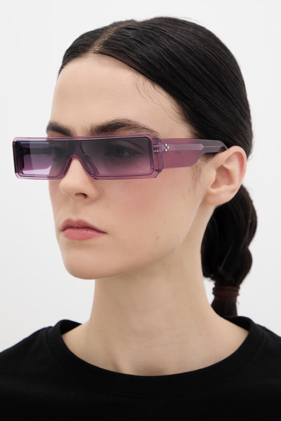 Akcesoria Rick Owens DRKSHDW okulary przeciwsłoneczne Gethshades RG0000008.GTSVLT fioletowy