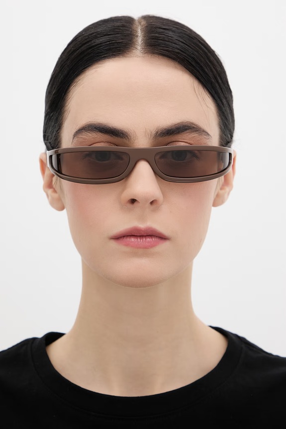 Rick Owens DRKSHDW okulary przeciwsłoneczne Fog RG0000009.GBROWN
