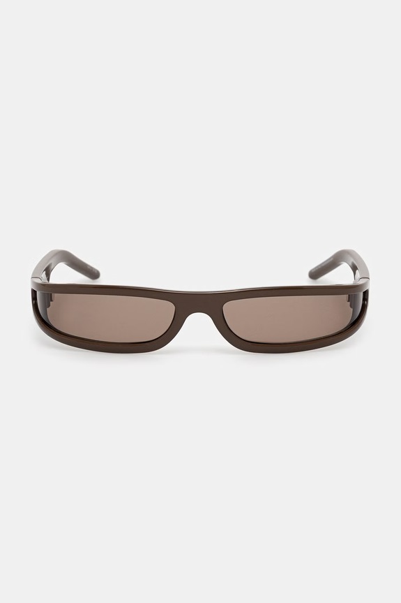 Rick Owens DRKSHDW okulary przeciwsłoneczne Fog brązowy RG0000009.GBROWN
