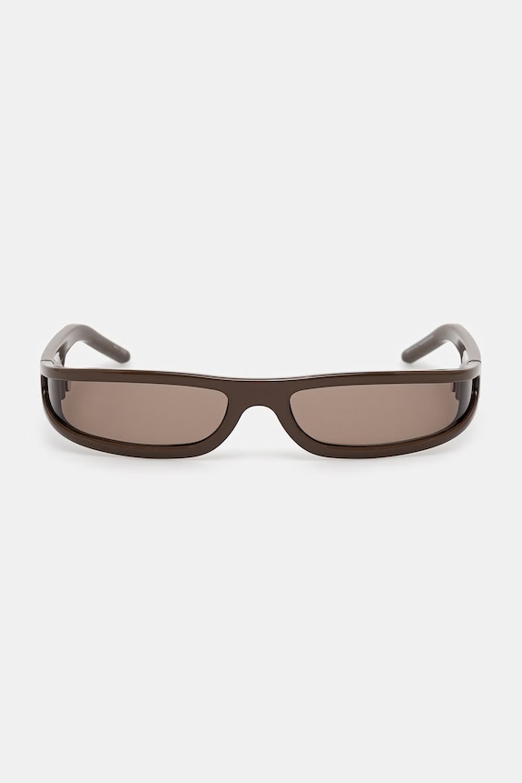 Rick Owens DRKSHDW okulary przeciwsłoneczne Fog brązowy RG0000009.GBROWN