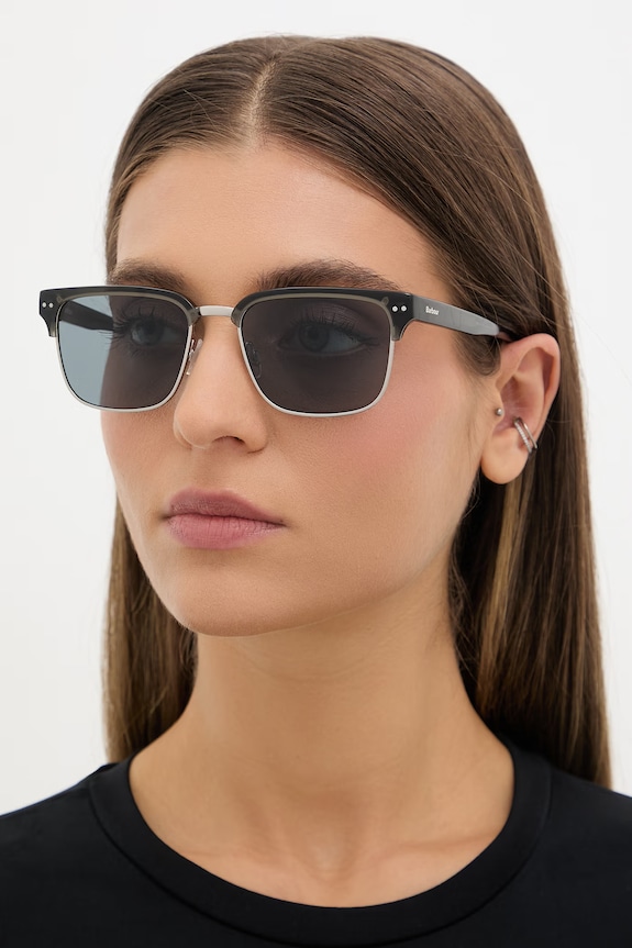 Barbour okulary przeciwsłoneczne BAS.3078 srebrny AA00
