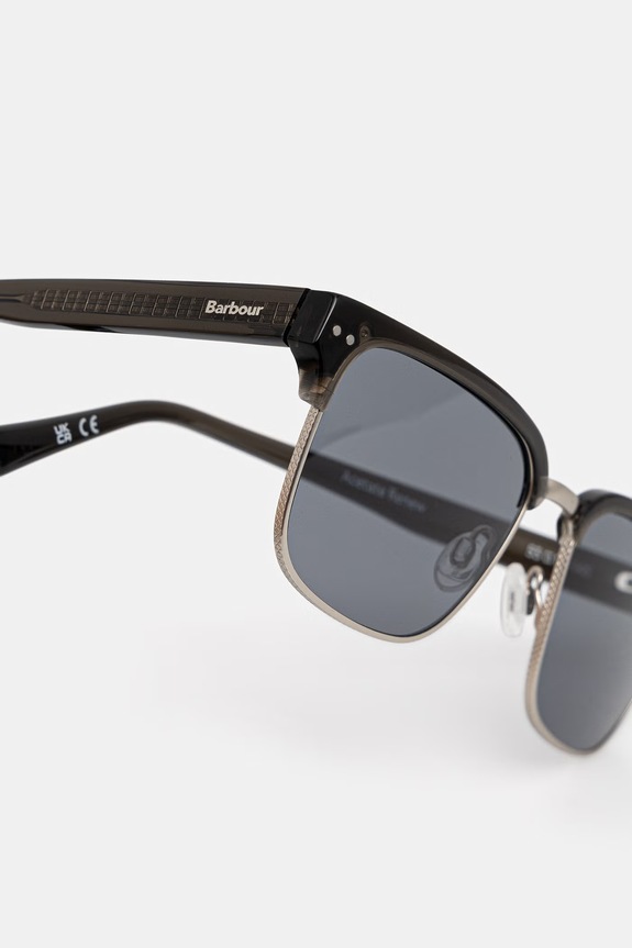 Barbour okulary przeciwsłoneczne srebrny BAS.3078