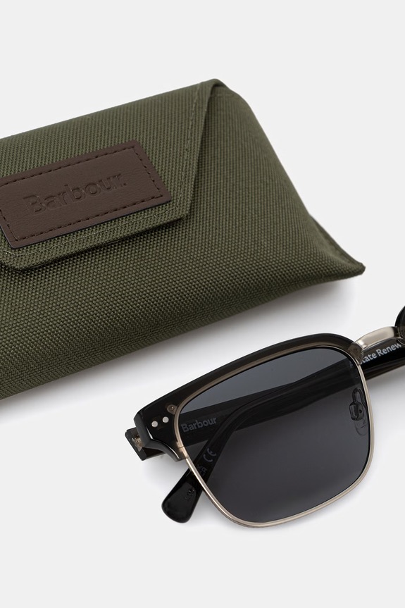 Barbour okulary przeciwsłoneczne BAS.3078 srebrny