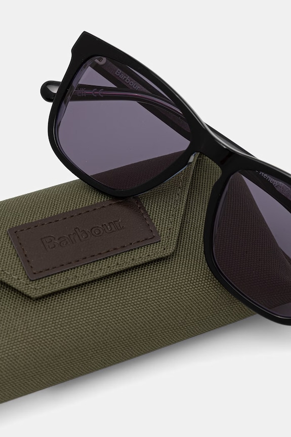 Barbour okulary przeciwsłoneczne czarny BAS.3102
