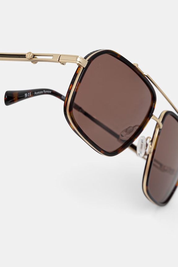 Barbour okulary przeciwsłoneczne złoty BAS.3104