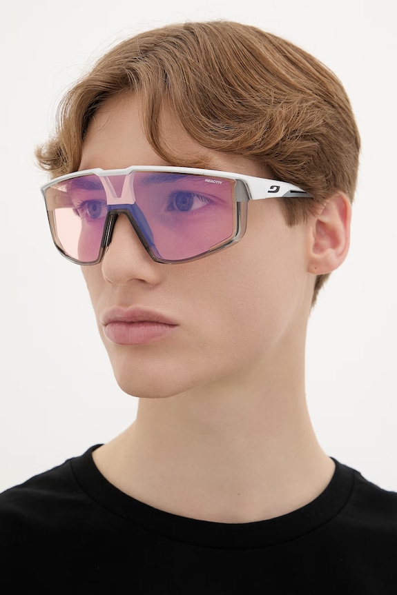 Julbo okulary przeciwsłoneczne okrągłe FURY J531 biały SS26