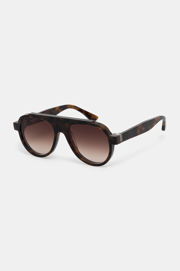 Thierry Lasry DYNASTY γυαλιά ηλίου aviator καφέ DNSTY610