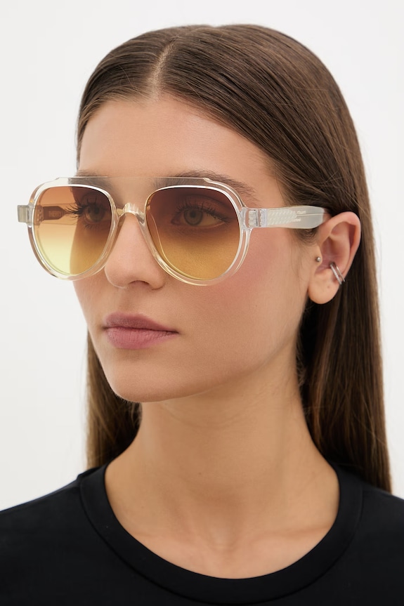 Thierry Lasry DYNASTY occhiali da sole da pilota DNSTY995BR marrone SS26
