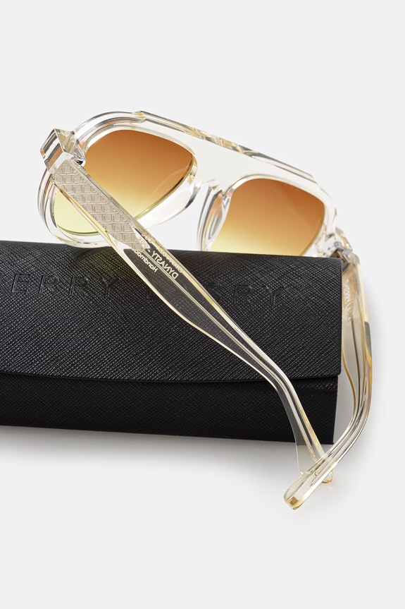 Thierry Lasry DYNASTY occhiali da sole da pilota marrone DNSTY995BR