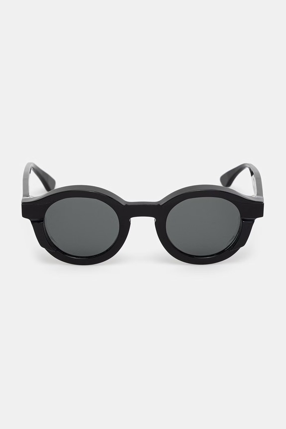 Αξεσουάρ Thierry Lasry SLIPPERY στρογγυλά γυαλιά ηλίου SLIP101 μαύρο