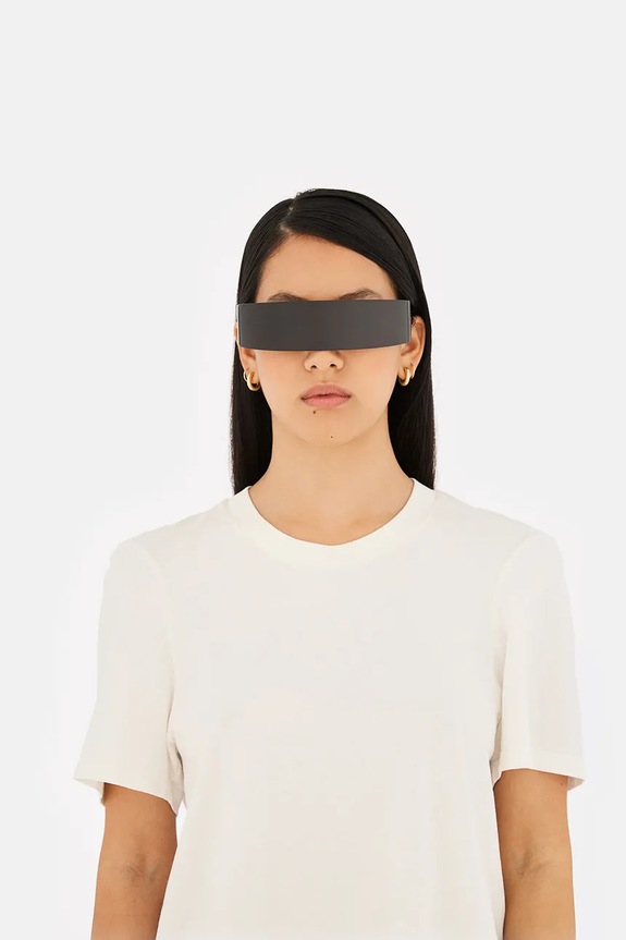 MM6 Maison Margiela okulary przeciwsłoneczne LUNETTES 6 IANN czarny SS26