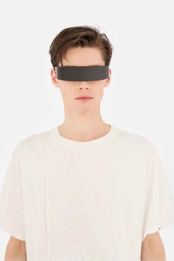 Akcesoria MM6 Maison Margiela okulary przeciwsłoneczne LUNETTES 6 IANN czarny
