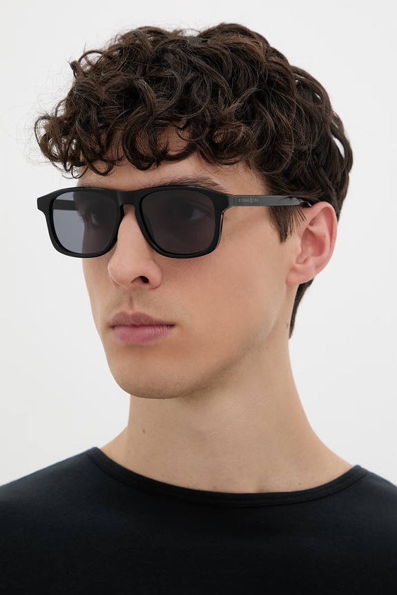 MM6 Maison Margiela LUNETTES 8 NOIR sunčane naočale crna ID6M