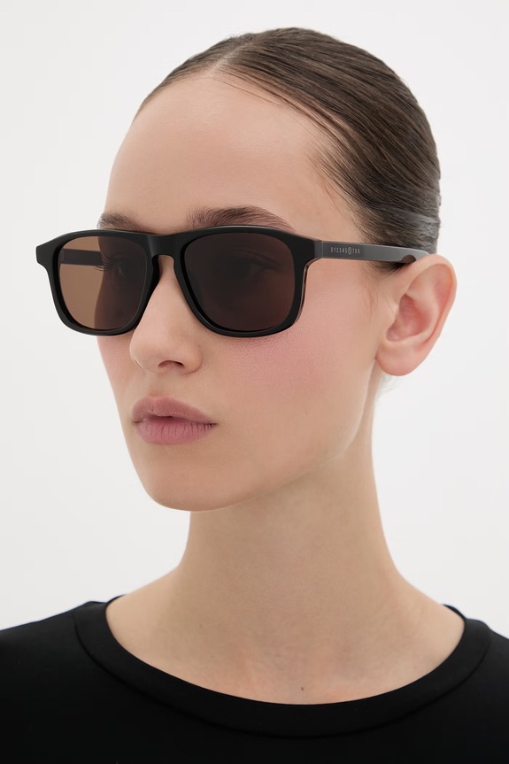 MM6 Maison Margiela ochelari de soare LUNETTES 8 REFINED IGDC maro