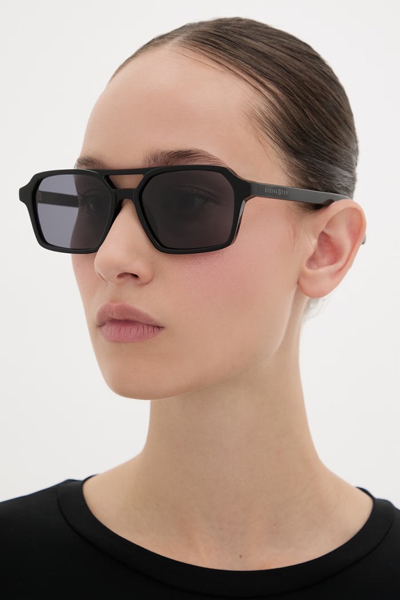 MM6 Maison Margiela slnečné okuliare LUNETTES 7 NOIR I7RA čierna