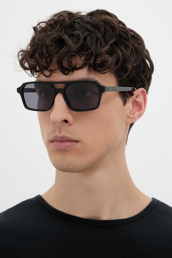 MM6 Maison Margiela LUNETTES 7 NOIR sunčane naočale crna I7RA