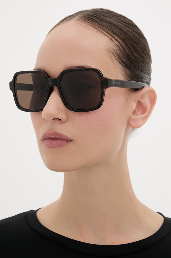 MM6 Maison Margiela slnečné okuliare LUNETTES 4 HAVANA IVEL hnedá