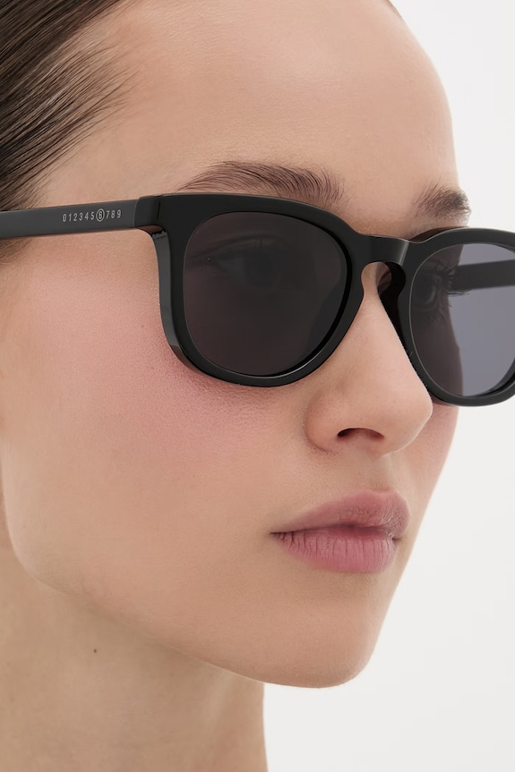 MM6 Maison Margiela okulary przeciwsłoneczne LUNETTES 3 NOIR IHZB
