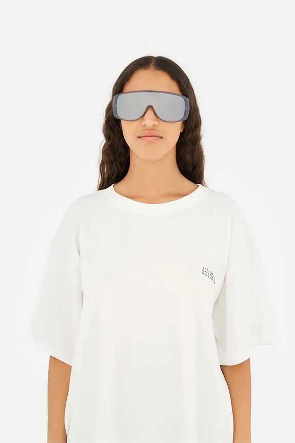 MM6 Maison Margiela okulary przeciwsłoneczne MARGIELA MM6 MASK GREY I4H1