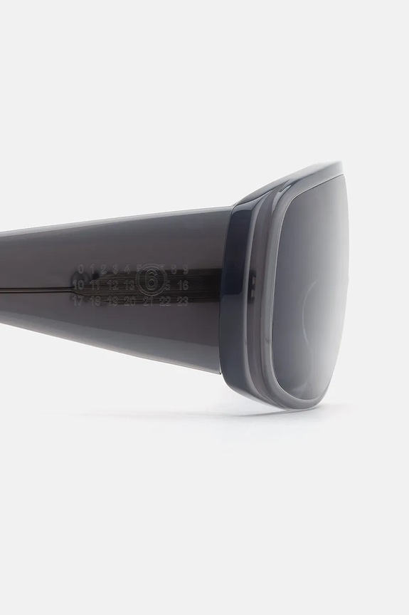 MM6 Maison Margiela okulary przeciwsłoneczne MARGIELA MM6 MASK GREY I4H1 czarny