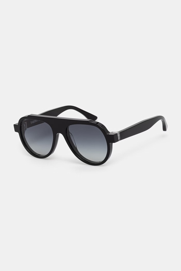 Thierry Lasry CLANDESTY occhiali da sole da pilota nero CLAN101