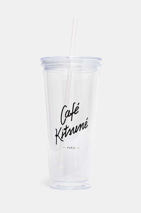 Café Kitsuné kubek z rurką biały QU08110O0022